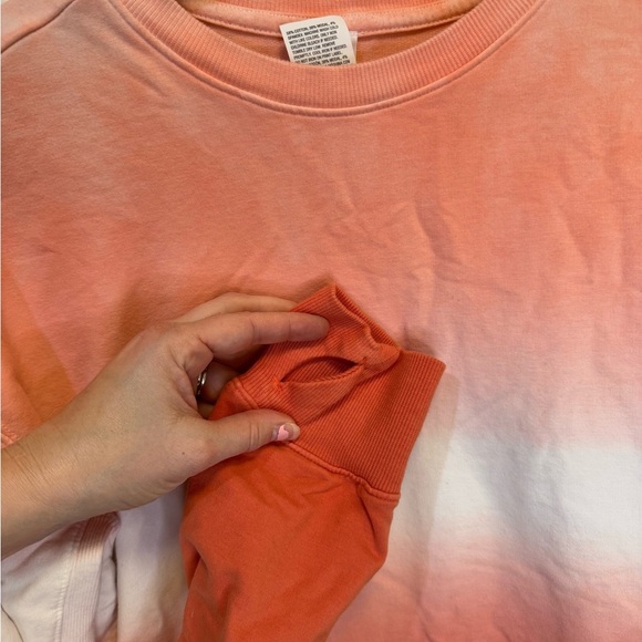 All in Motion Peach Crewneck Sweatshirt Athletic Attire Women’s Size XS - Picture 4 of 11